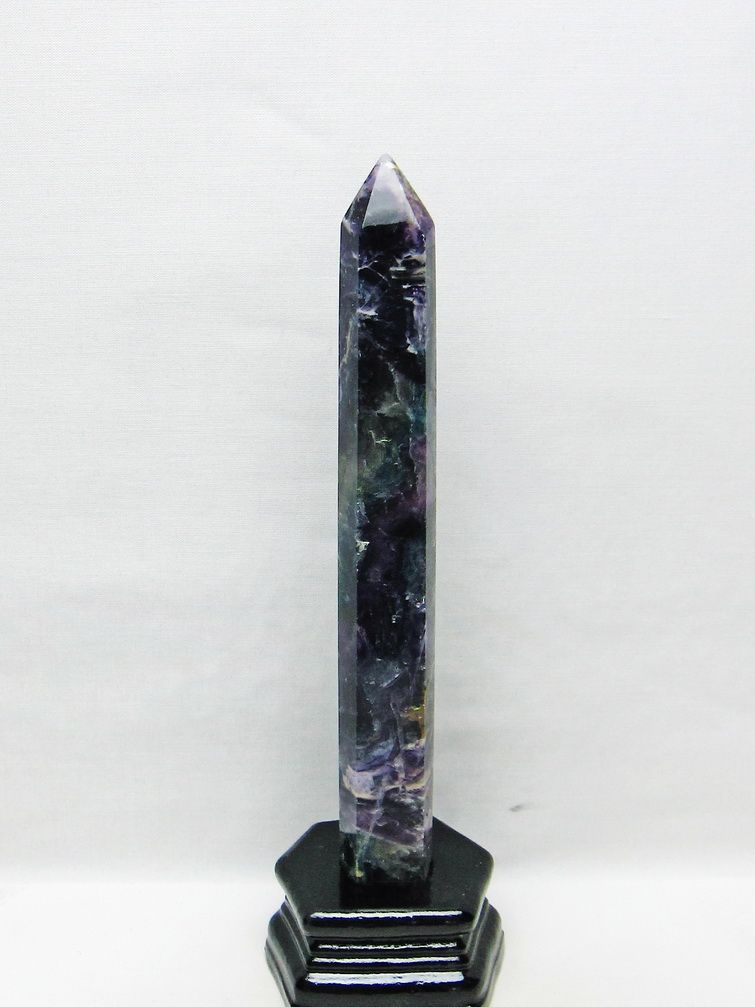 フローライト 六角柱 [t634-5657] 1枚目