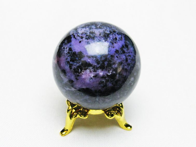 チャロアイト 丸玉 34mm [T637-4455] 3枚目