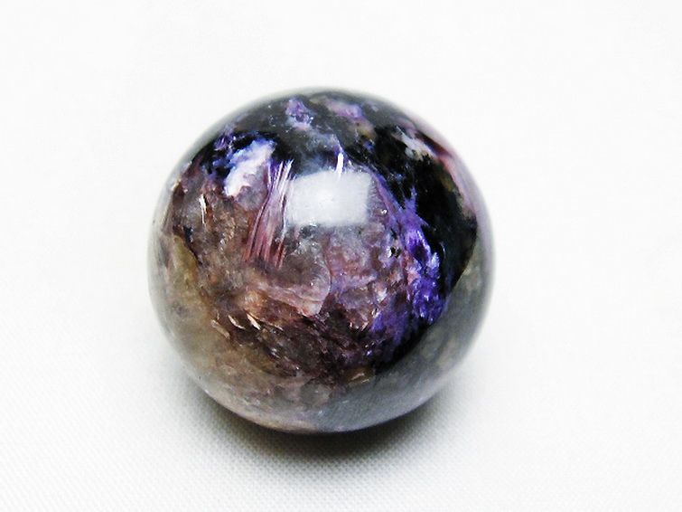 チャロアイト 丸玉 34mm [t637-4456] 1枚目