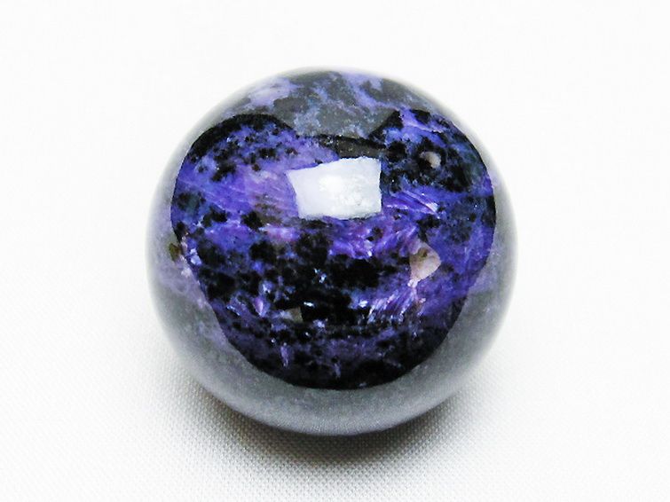 チャロアイト 丸玉 36mm [T637-4458] 1枚目