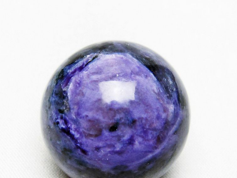 チャロアイト 丸玉 31mm [T637-4470] 2枚目