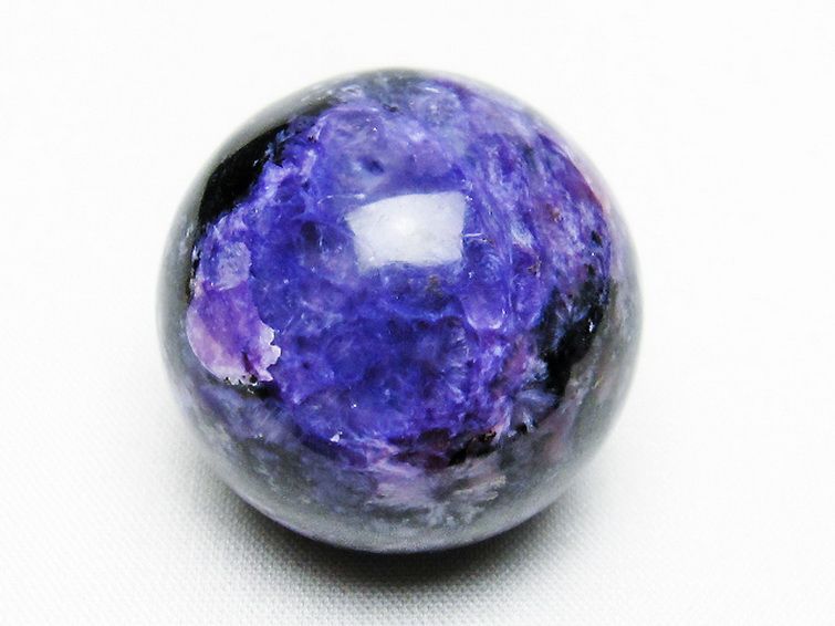 チャロアイト 丸玉 34mm [T637-4474] 1枚目