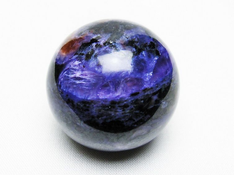 チャロアイト 丸玉 38mm [T637-4490] 1枚目