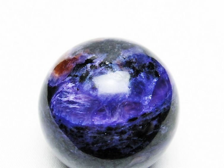 チャロアイト 丸玉 38mm [T637-4490] 2枚目