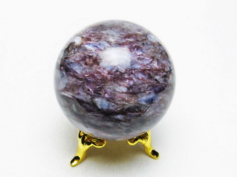 チャロアイト 丸玉 36mm [T637-4495] 3枚目