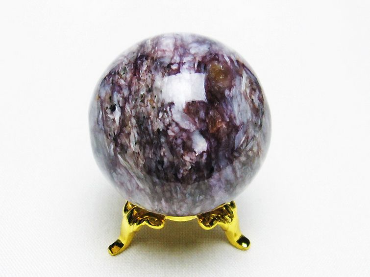 チャロアイト 丸玉 36mm [T637-4506] 3枚目