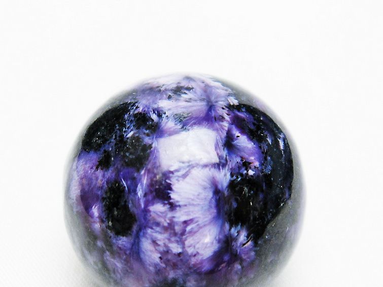 チャロアイト 丸玉 36mm [T637-4517] 2枚目