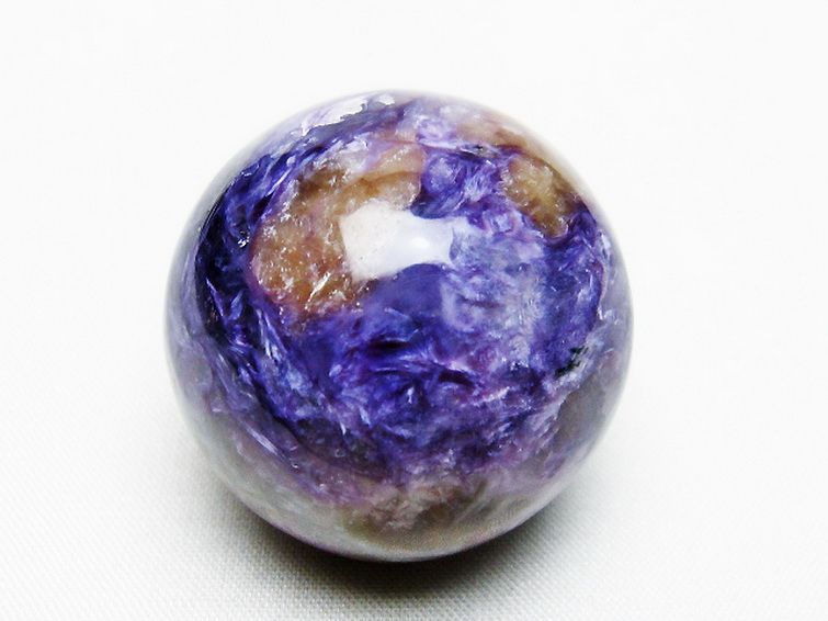 チャロアイト 丸玉 38mm [T637-4535] 1枚目