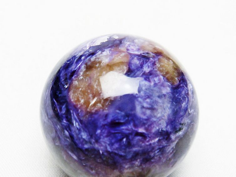 チャロアイト 丸玉 38mm [T637-4535] 2枚目