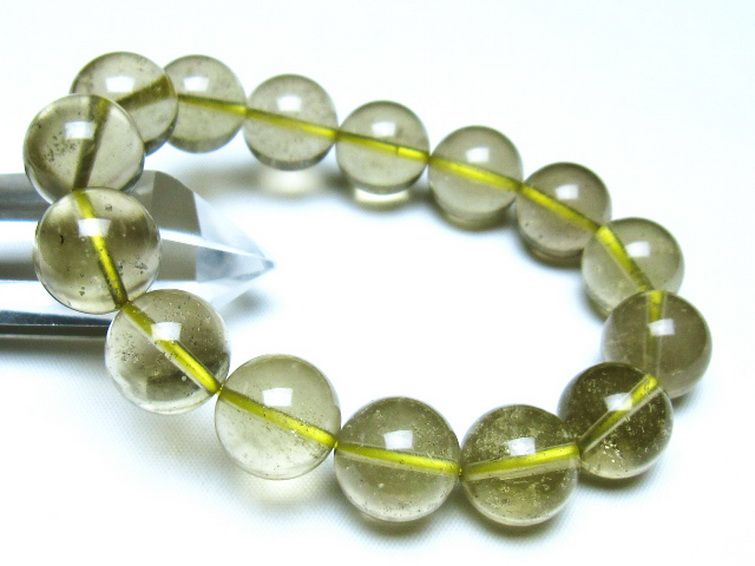 リビアングラス ブレスレット 14mm [t64-830] 1枚目