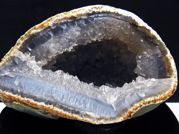 ウルグアイ産 アゲート水晶ドーム [t640-2108] 2枚目