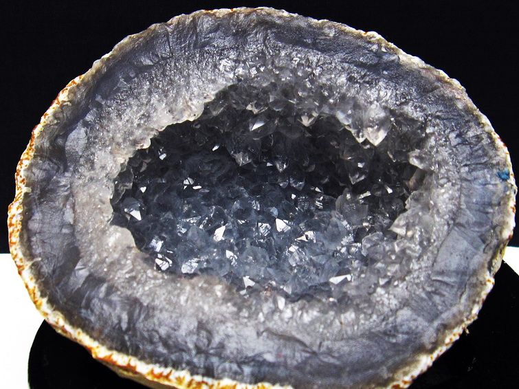 ウルグアイ産 アゲート水晶ドーム[T640-2109] 3枚目