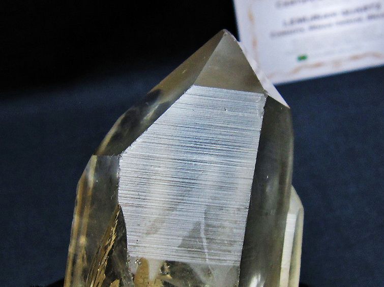 レムリアンシード 水晶 原石 ミナスジェライス州コリント産 ※証明書付き[T641-2049] 2枚目