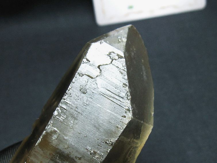 シトリン レムリアンシード水晶 原石 ミナスジェライス州コリント産 ※証明書付き[T641-2091] 2枚目