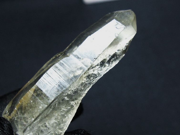 シトリン レムリアンシード水晶 原石 ミナスジェライス州コリント産 ※証明書付き[T641-2098] 3枚目