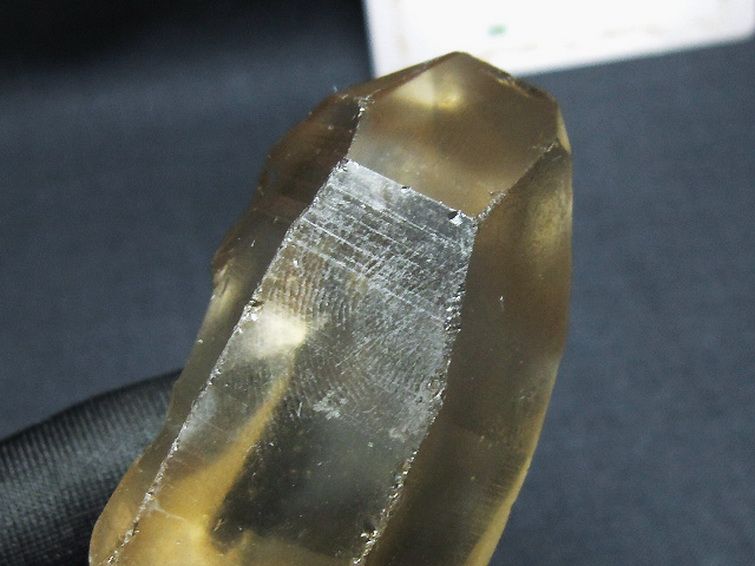 シトリン レムリアンシード水晶 原石 ミナスジェライス州コリント産 ※証明書付き[T641-2139] 2枚目