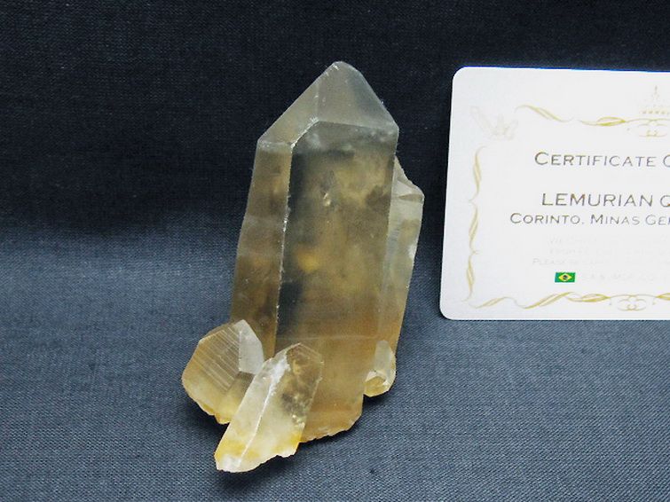 シトリン レムリアンシード水晶 原石 ミナスジェライス州コリント産