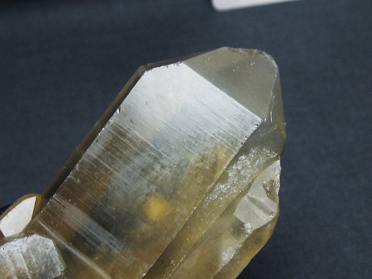 シトリン レムリアンシード水晶 原石 ミナスジェライス州コリント産 ※証明書付き[T641-2182] 2枚目