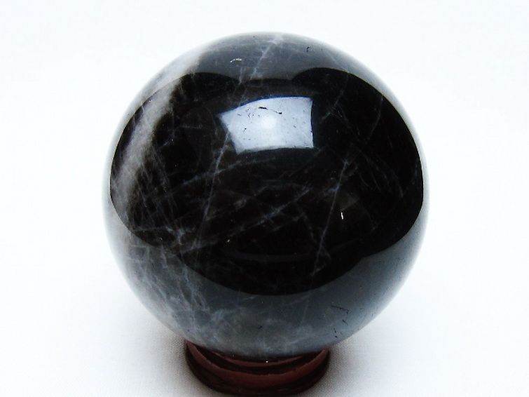 モリオン 純天然 黒水晶 丸玉 68mm [t643-4891] 3枚目