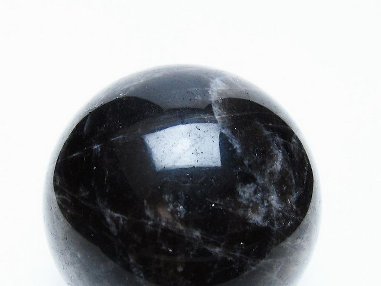 モリオン 純天然 黒水晶 丸玉 56mm [t643-4937] 2枚目