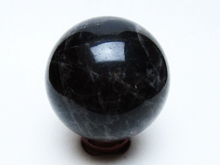 モリオン 純天然 黒水晶 丸玉 56mm [t643-4937] 3枚目