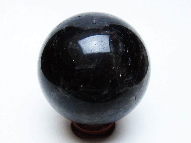 モリオン 純天然 黒水晶 丸玉 56mm [t643-4939] 3枚目