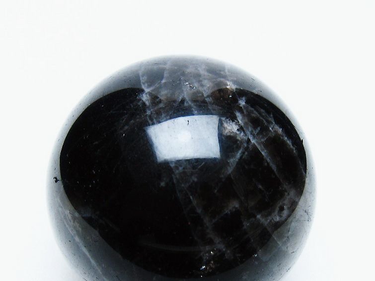 モリオン 純天然 黒水晶 丸玉 51mm [t643-4951] 2枚目