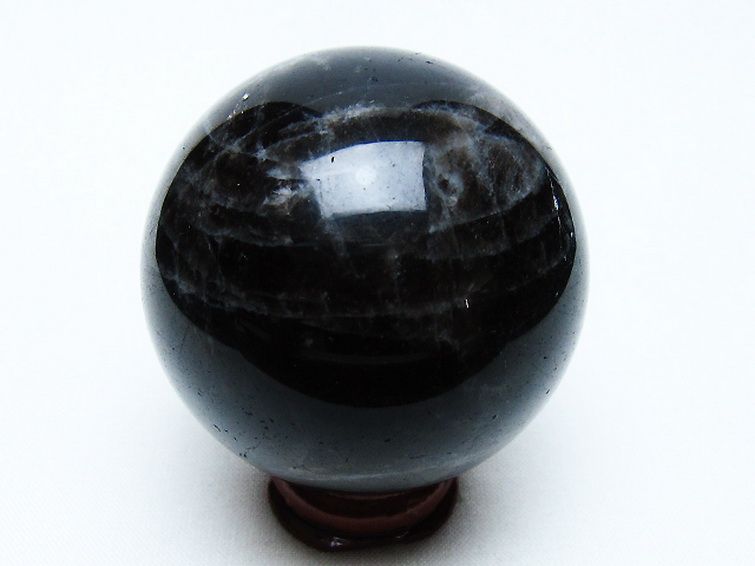 モリオン 純天然 黒水晶 丸玉 51mm [t643-4951] 3枚目