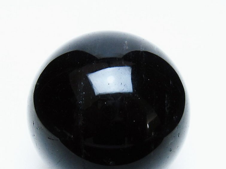 モリオン 純天然 黒水晶 丸玉 57mm [t643-4966] 2枚目