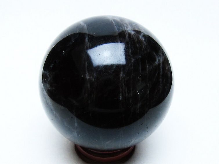 モリオン 純天然 黒水晶 丸玉 68mm [t643-4977] 3枚目