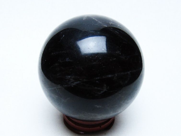 モリオン 純天然 黒水晶 丸玉 63mm [t643-4983] 3枚目
