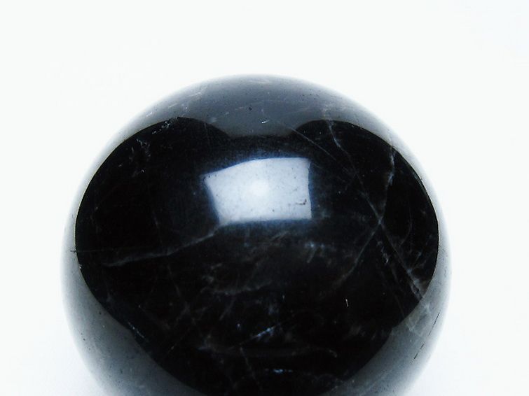 モリオン 純天然 黒水晶 丸玉 59mm [t643-4989] 2枚目