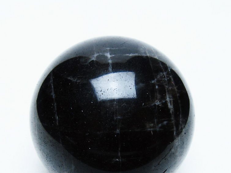 モリオン 純天然 黒水晶 丸玉 56mm [t643-4994] 2枚目