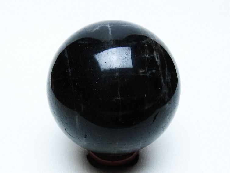 モリオン 純天然 黒水晶 丸玉 56mm [t643-4994] 3枚目