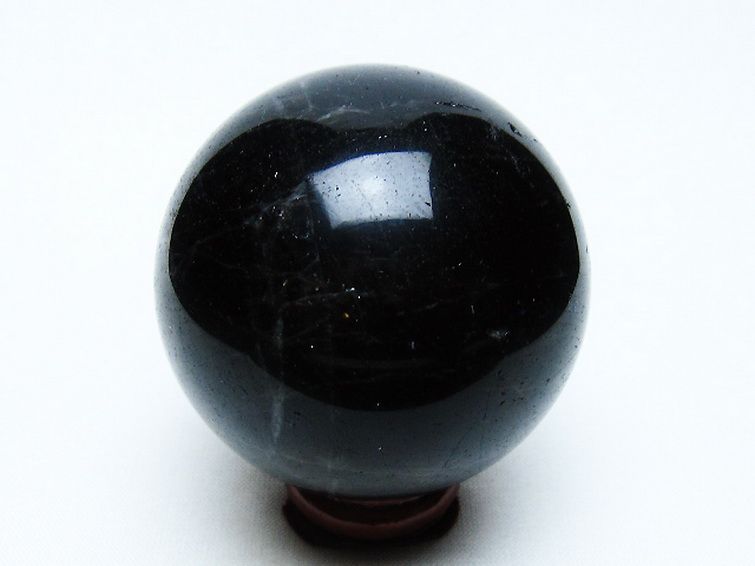 モリオン 純天然 黒水晶 丸玉 54mm [t643-4997] 3枚目