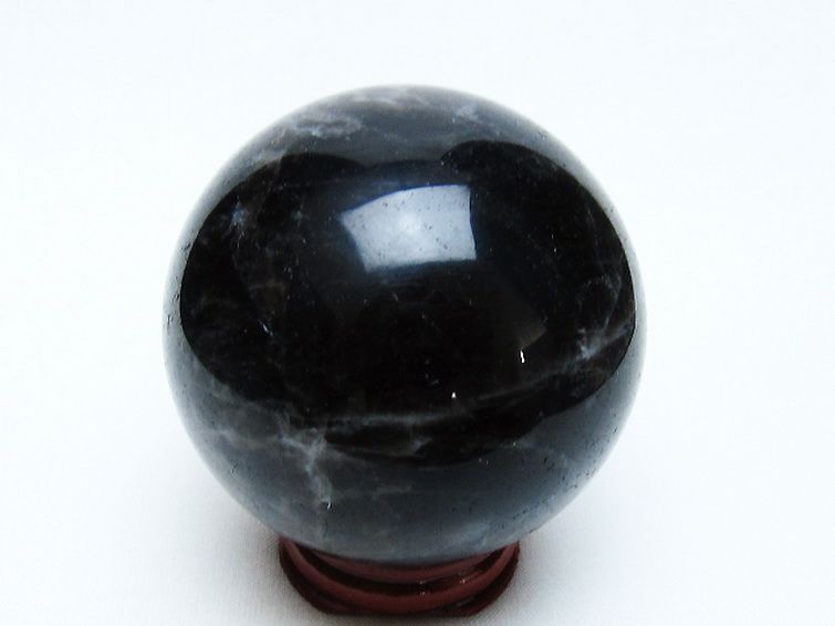 モリオン 純天然 黒水晶 丸玉 61mm [t643-5138] 3枚目