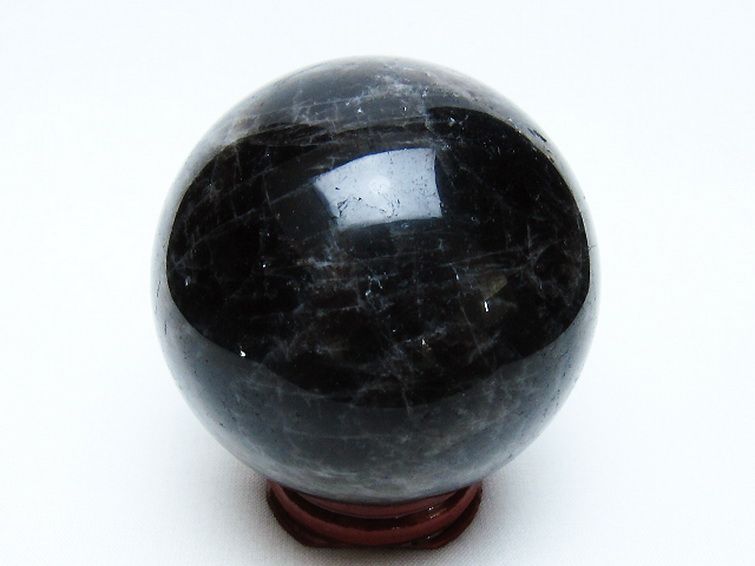 モリオン 純天然 黒水晶 丸玉 63mm [t643-5139] 3枚目