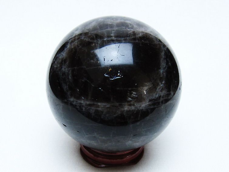 モリオン 純天然 黒水晶 丸玉 65mm [t643-5144] 3枚目