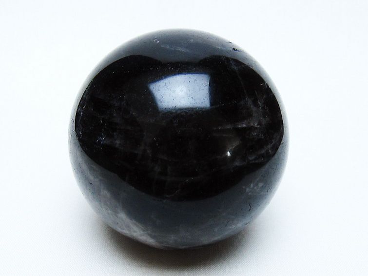 モリオン 純天然 黒水晶 丸玉 63mm [t643-5145] 1枚目