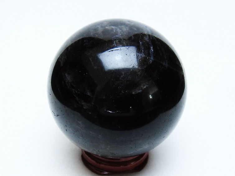 モリオン 純天然 黒水晶 丸玉 63mm [t643-5145] 3枚目