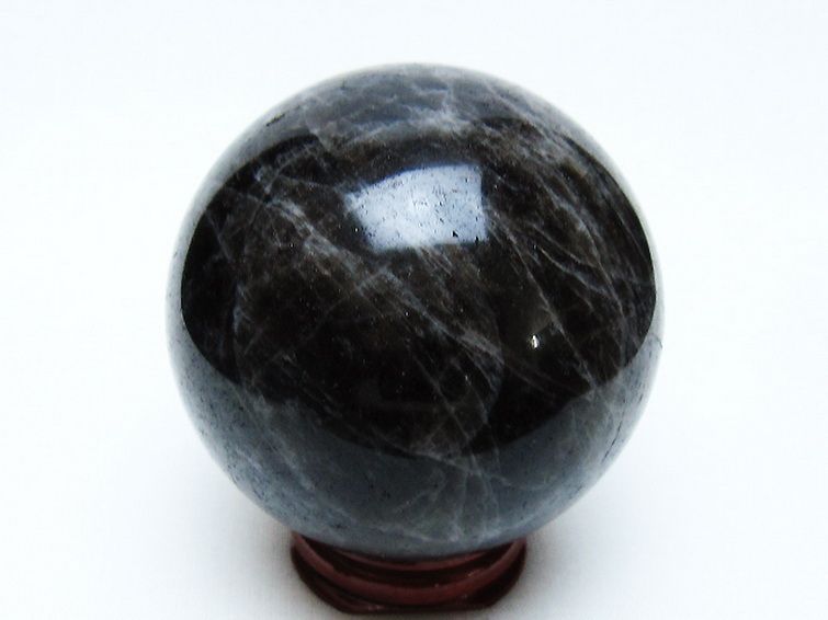 モリオン 純天然 黒水晶 丸玉 64mm [t643-5154] 3枚目