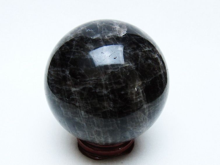 モリオン 純天然 黒水晶 丸玉 67mm [t643-5158] 3枚目