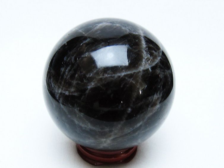 モリオン 純天然 黒水晶 丸玉 67mm [t643-5163] 3枚目