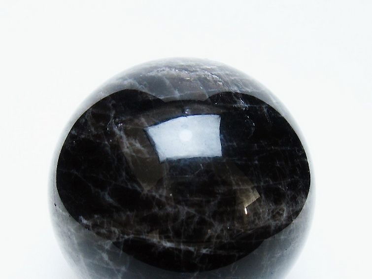 モリオン 純天然 黒水晶 丸玉 70mm [t643-5171] 2枚目