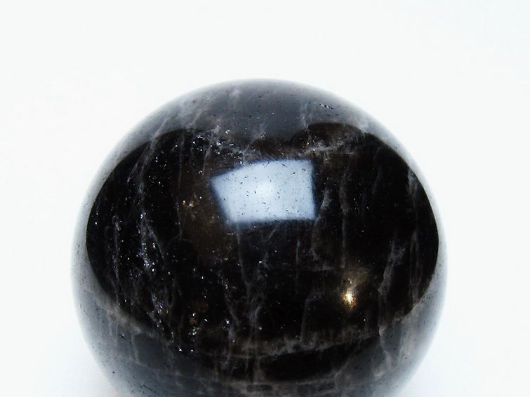 モリオン 純天然 黒水晶 丸玉 62mm [t643-5190] 2枚目