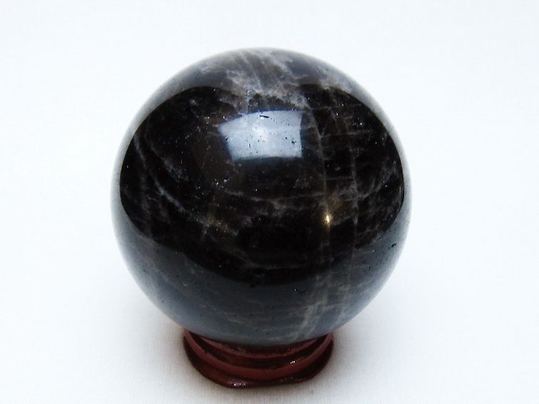 モリオン 純天然 黒水晶 丸玉 62mm [t643-5190] 3枚目