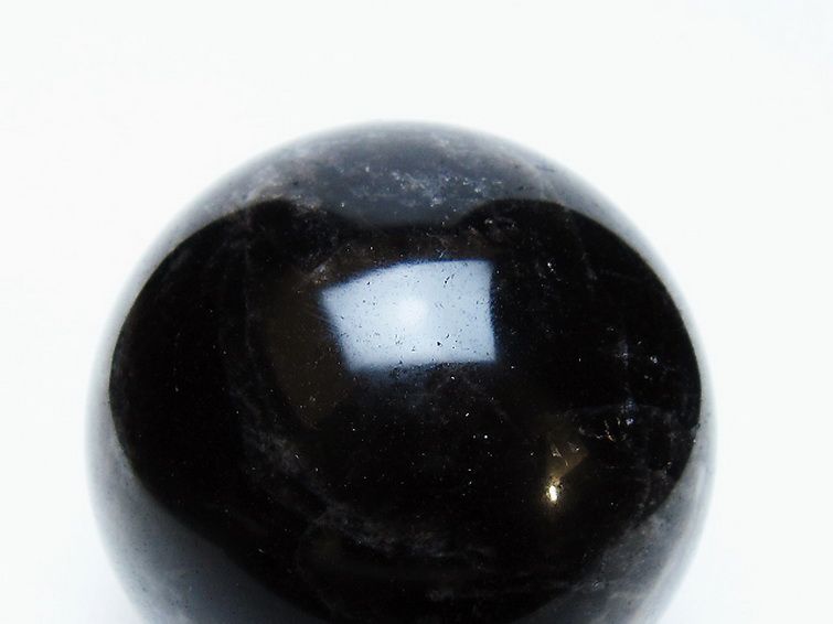 モリオン 純天然 黒水晶 丸玉 62mm [t643-5193] 2枚目