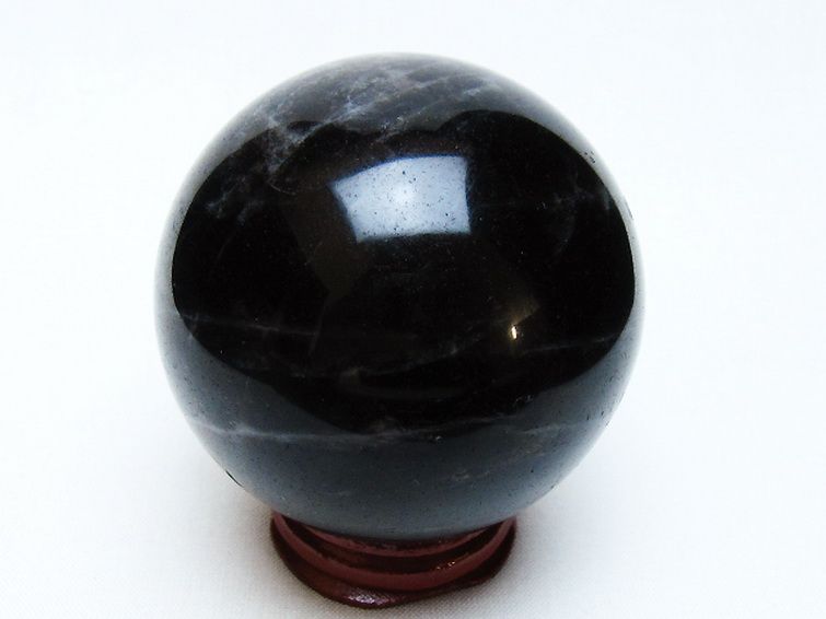 モリオン 純天然 黒水晶 丸玉 61mm [t643-5196] 3枚目