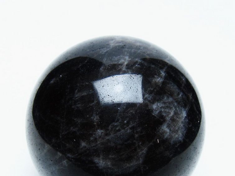 モリオン 純天然 黒水晶 丸玉 62mm [t643-5205] 2枚目