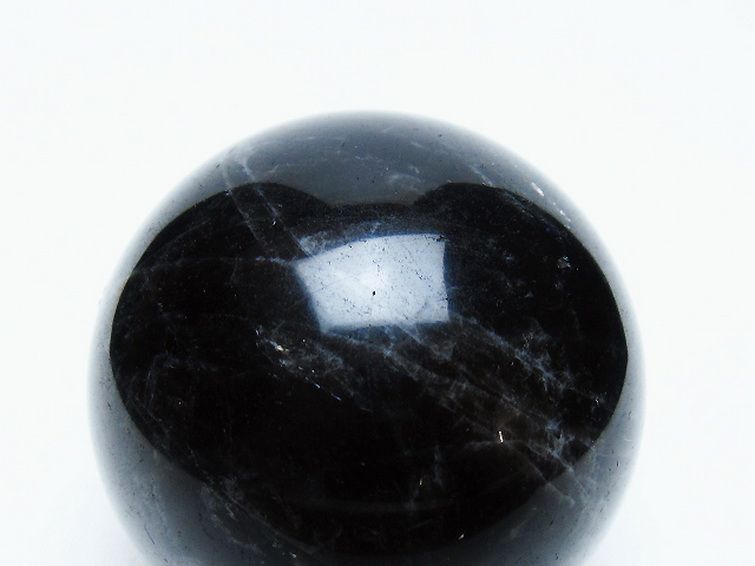 モリオン 純天然 黒水晶 丸玉 57mm [t643-5213] 2枚目